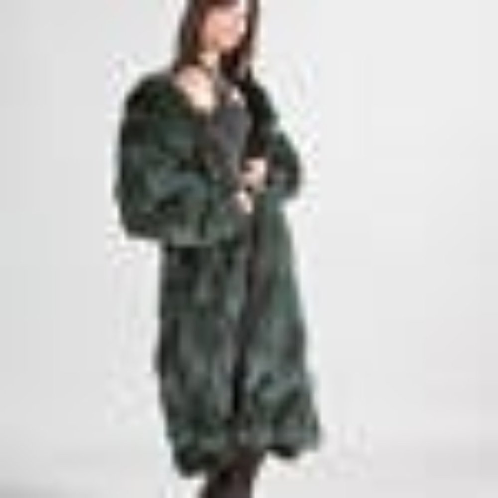 Greece origin green dyed fox coat - Picture 9 of 11